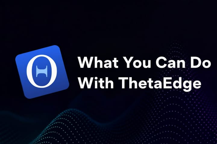 What You Can Do Inside ThetaEdge - Guide